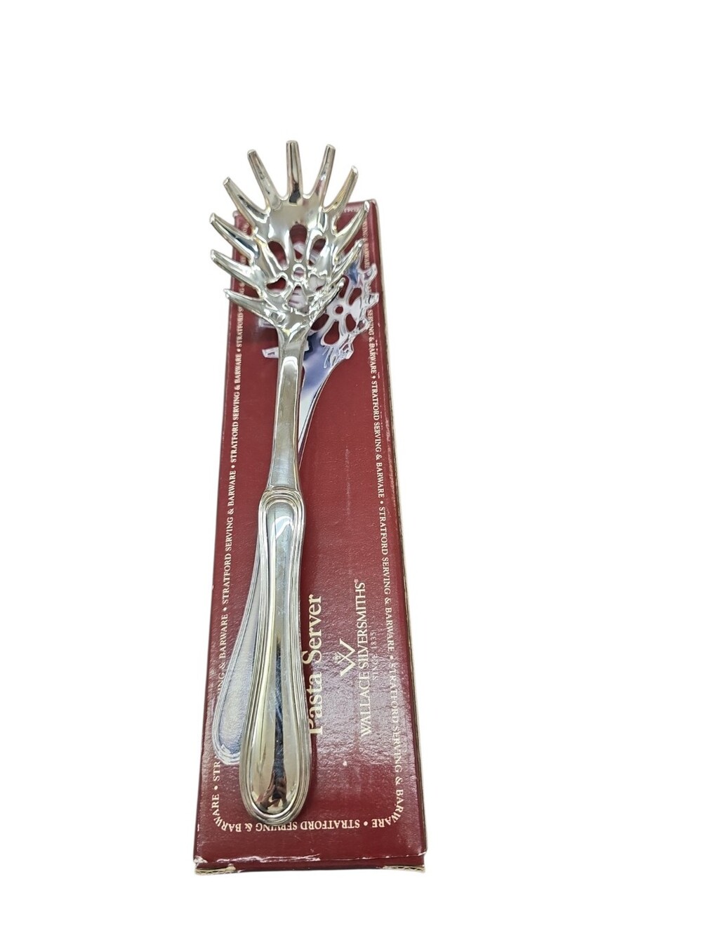 Wallace Silversmiths Stratford Silverplate Pasta Server NIB